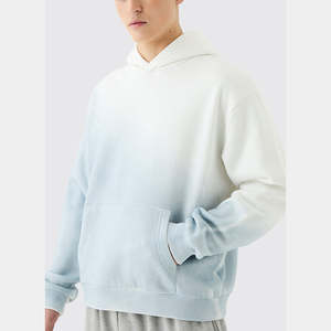 Sweats à capuche unisexes surdimensionnés pour l'hiver, 100% coton mélangé polyester, logo personnalisé, impression numérique, uni, pour hommes et femmes, vente en gros d'usine - Product Image 4