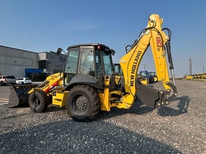 Chargeuse-pelleteuse diesel jaune sur roues, capacité de la benne moyenne, rayon de braquage court, moteur Yanmar - Product Image 4