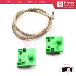 Kit de réparation de lève-vitre BWR308, porte arrière gauche pour Scenic MK1 JA0/1 FA0 1999 -2003 8200044416 - Product Image 4