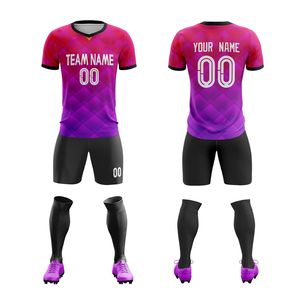 Vêtements de sport respirants à manches courtes avec impression de logo personnalisée de haute qualité, légers, meilleur design, uniforme de football pour hommes - Product Image 4