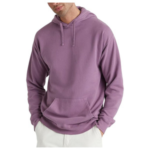 Sudadera con Capucha para Hombre, Invierno, 100% Algodón, Tejido de Punto, Manga Larga, Servicio OEM, Impresión de Logotipo Personalizado, Transpirable, con Bolsillo - Product Image 1