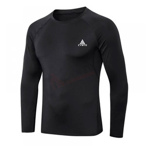 Light Weight Slim Fit Men <b>Compression</b> <b>Shirts</b> Workout Solid Color High Quality <b>Compression</b> <b>Shirts</b> - Product Image 1
