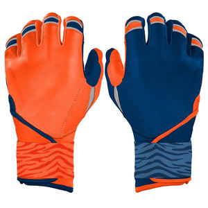 Customizable Logo Short Cuff Batting <b>Gloves</b> for Adults Quality Materials Custom Leather Baseball <b>Gloves</b> with Logo for Pitcher - Product Image 1