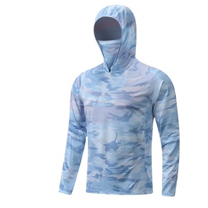Sudadera con Capucha de Pesca de Alto Rendimiento, Secado Rápido, Transpirable, Protección Solar, para Hombre, Venta al Por Mayor OEM - Product Image 1