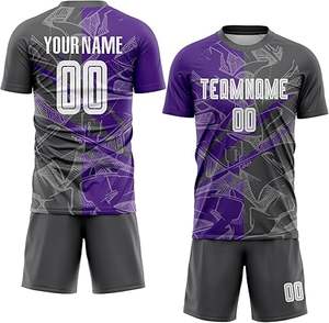 ชุดเสื้อฟุตบอลสำหรับผู้ชายชุดฝึกแบบทีมชุดเล่นฟุตบอลออกแบบได้ตามต้องการ - Product Image 5