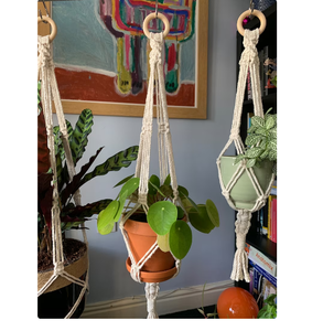Colgadores de macramé para plantas, decoración de lujo para el hogar - Product Image 2