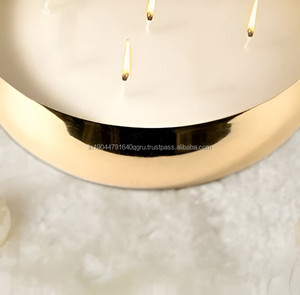 Curve Design Gold Shiny Urli Bowl <b>Candle</b> in <b>Bulk</b> Price - Product Image 6