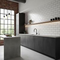 Armoires de cuisine modulaires personnalisées multi-styles KEJIA pour la rénovation de maisons de luxe et de projets commerciaux