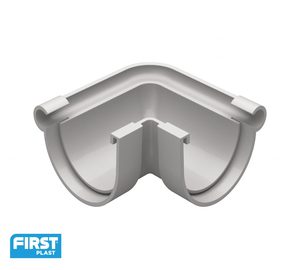 Materiali da costruzione in plastica PVC di qualità durevole grondaia per angolo acqua piovana a 90 gradi modello moderno per uso esterno del tetto - Product Image 1