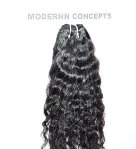 Cheveux vierges crus à cuticule alignée vente en gros bouclés cambodgiens naturels crus bon marché vendeur d'extensions de faisceaux de cheveux doublement étirés à la machine - Product Image 6