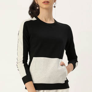 Sudadera de mujer Sudadera de manga larga Camisa de lana Top informal para Streetwear Estilo Sudadera - Product Image 1