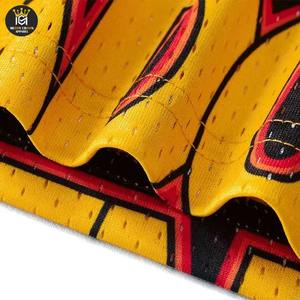 Pantalones cortos de impresión de malla de sublimación 2 en 1 de entrenamiento de longitud media Pantalones cortos de sublimación de baloncesto - Product Image 4