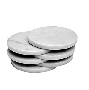 ที่รองแก้วหินอ่อนขอบทองเหลืองสำหรับเครื่องดื่มที่แกะสลักตามสั่งสำหรับเครื่องครัวและร้านอาหาร - Product Image 5