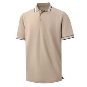 Polos de manga corta para hombre, camisas de golf de algodón, moda informal - Product Image 2