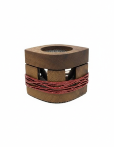 Quemador bakhoor de estilo árabe Quemador Bakhoor de madera Mabkhara Hut forma quemador bakhoor de madera de Candid Gifts - Product Image 1