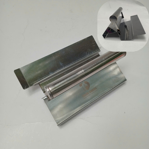 Espátula de Acero Inoxidable de Grado Industrial con Mango Puntiagudo y Ranura Cuadrada/Redonda de 10 cm para Cortar Ranuras en Paredes, Yeso y Cemento 1 - Product Image 2