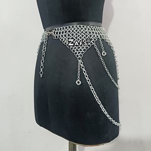 กระโปรงโซ่ติดกระดุมอลูมิเนียมกระโปรงยุคกลางทำมือสำหรับคอสเพลย์เรเนซองส์แฟร์ - Product Image 6