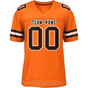 Camiseta de Fútbol Americano Personalizada Estilo 2026, Cuello en V, Manga Corta, Uniforme de Equipo, Rendimiento Atlético, Servicio OEM - Product Image 1