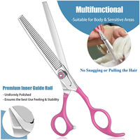 Tijeras de Peluquería Canina Reutilizables de Acero Inoxidable de Alta Calidad, Ecológicas, Profesionales, Modernas y Multifuncionales