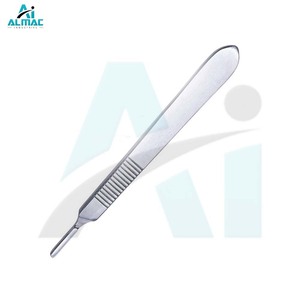 Instrumento quirúrgico con mango de bisturí de acero inoxidable ALMAC OEM para uso a largo plazo en hospitales, prácticas clínicas veterinarias CE ISO - Product Image 3