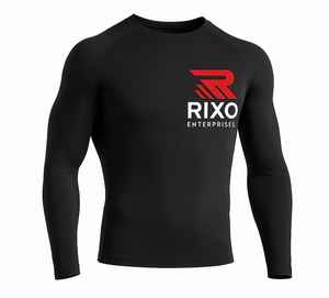 เสื้อยืดผู้ชายแบบแห้งเร็ว ระบายอากาศได้ดี ผ้าสแปนเด็กซ์/ผ้าฝ้าย คอทรงโอ แขนยาว ทรงปกติ เหมาะสำหรับออกกำลังกายและเล่นกีฬา - Product Image 1