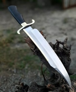 Su misura mano fatta a molla in acciaio (5160) 20 "<span class=keywords><strong>Alamo</strong></span> Musso <span class=keywords><strong>Bowie</strong></span> coltello Micarta manico con guaina in pelle - Product Image 3