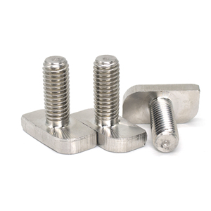 Tùy Chỉnh Ốc Vít M5 <span class=keywords><strong>M6</strong></span> <span class=keywords><strong>M8</strong></span> M10 304 Thép Không Gỉ T Bolt Lớn Hình Chữ Nhật Bu Lông Đầu Cho Nhôm Hồ Sơ Đầu Vuông Vít - Product Image 5