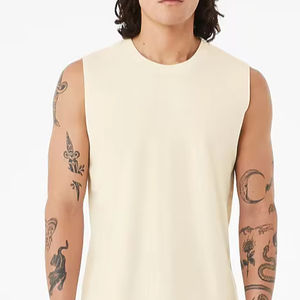 Bella toile hommes Jersey Muscle débardeurs Gym Singlet 3483 haute qualité athlétique Gym course musculation hommes Singlet - Product Image 1