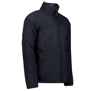 Chaqueta de Forro Polar de Invierno para Hombre, con Logotipo Personalizado, Impresión por Serigrafía, Impermeable, Cortavientos, Cálida, con Cierre Completo y Cuello Alto - Product Image 2