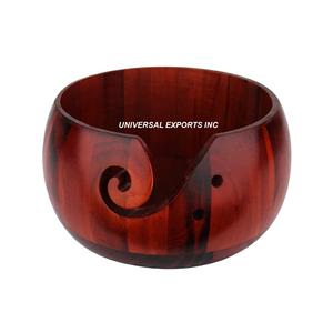 Luxury Wooden Salad Bowl Nice Quality Handmade <b>Sweet</b> Bowl Classic Stylish Wholesale New Wooden Serving Bowl - Product Image 1