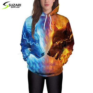 Léger à manches longues sweats à capuche pour femmes nouveautés grande taille pull décontracté hiver vêtements de plein air à capuche doublé conception d'impression - Product Image 3