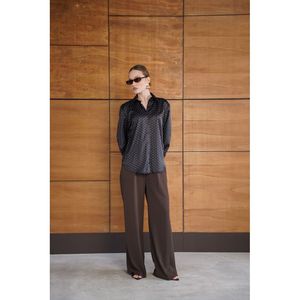 เสื้อเชิ้ตผ้าซาตินลายจุด - [object Object] - Product Image 3