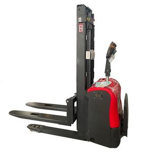 헤비듀티 전동 스태커 3.5톤, 견고한 프레임과 조절 가능한 포크로 산업 및 창고 자재 운반에 적합 - Product Image 1