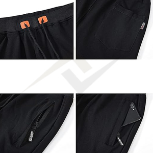 Pantalones cortos deportivos ajustados de secado rápido impermeables ecológicos con patrón a cuadros de estilo callejero para hombre - Product Image 5