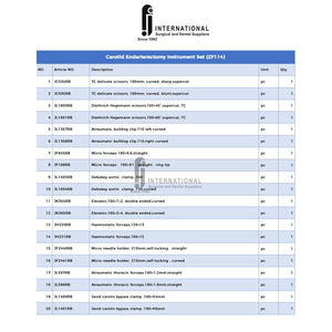 Offre spéciale Ensemble d'instruments de neurochirurgie en acier inoxydable de qualité supérieure Endartériectomie carotidienne Forceps de chirurgie manuelle F.J. INTERNATIONAL - Product Image 2