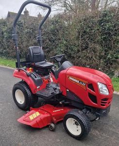 Shibaura Compact Cordless Tractor Ride-on Lawnmower with Self-Propelled Feature 173cc Rotary Mower for DIY Grading Grass Box - Product Image 4