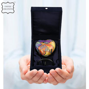 Premium Sealed Stainless Steel Urn <b>for</b> Humans & Pets Cremation Use Natural Polish Suitable Cat <b>Ashes</b> <b>Caskets</b> Made Metal Brass - Product Image 2