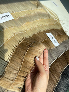 ผมต่อแบบเส้นคู่คุณภาพสูงชนิด Super Double Drawn  100% ผมเวอร์จินเวียดนาม พรีเมี่ยม เคอราติน  แบบ Prebond Perm ทุกสี - Product Image 3