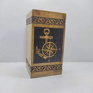 Urna Decorativa Grande Personalizada de Madera de Mango, Cenicero Artesanal para Cenizas de Cremación, Diseño de Grabado de Árbol, Personalizable, IBS Cuadrado 1-2L - Product Image 4