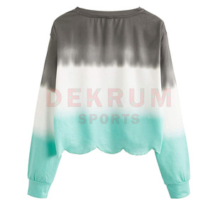 Vente directe usine – Nouveauté : Sweats à capuche et pulls personnalisés pour femmes, avec logo frontal, en coton/polyester respirant - Product Image 2