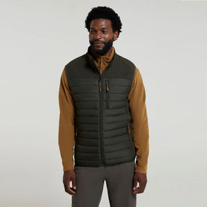 Chaleco Acolchado Informal para Hombre con Cierre, Cuello Alto, 400 Gsm, Impermeable, Transpirable, Sin Mangas, Servicio OEM - Product Image 3