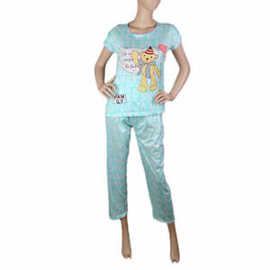 Conjunto de Pijama de 2 Piezas para Mujer - Cian - Product Image 3
