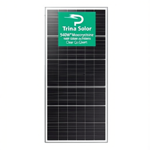 Panneau solaire monocristallin Trina Solar 540W à demi-cellules avec face en verre transparent - Product Image 1