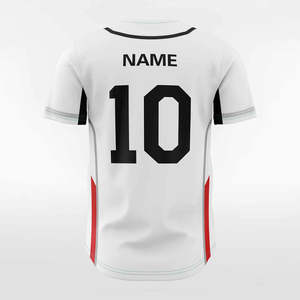 Maillot de baseball 100% polyester en taille adulte, maillot personnalisé, couleur unie, uniforme d'équipe de baseball - Product Image 3