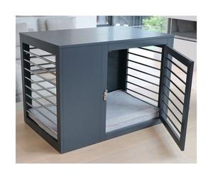 Elegante Casa de metal de diseño para mascotas con estética contemporánea y espacio cómodo para mantener a las mascotas acogedoras en el hogar - Product Image 6