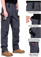 Pantalones de Trabajo Personalizados con Certificación NFPA y CE, de Algodón Antiestático, Elásticos, Resistentes al Fuego, Talla Grande, de Secado Rápido, con Protección para Motosierra
