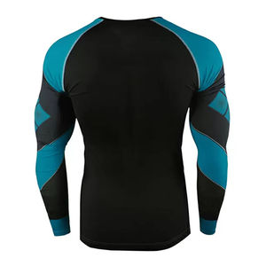 Manches longues personnalisées pour hommes Sublimation Printing Wholesale Rash Guard Maillot de bain à manches courtes Rash Guard MMA Rash Guard Service OEM - Product Image 6