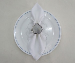 Modern Shaped Design Napkin Ring for Tableware Colored Resin <b>Cloth</b> Holder Dinning <b>Table</b> Decor Hotel and Holiday Design - Product Image 2