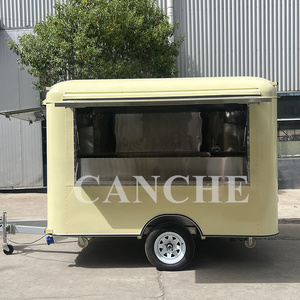 Remolque de Comida Móvil de Acero Inoxidable con Cocina para Helados y Hot Dogs, Remolque Multifuncional para Snacks, Certificado por DOT y CE - Product Image 4