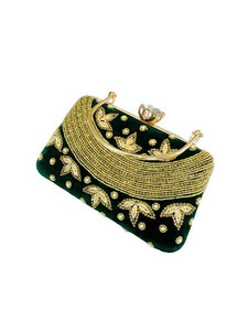 Precio de fábrica versátil boda ocasional mano con cuentas nupcial embrague monedero personalizado noche nupcial monederos perla moda señora - Product Image 4